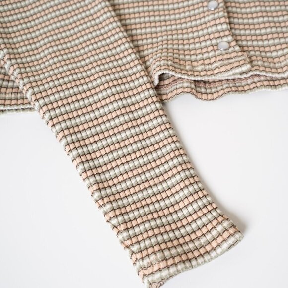 Levi's Snap Button Top Long Sleeve Striped Britt - Picture 8 of 12